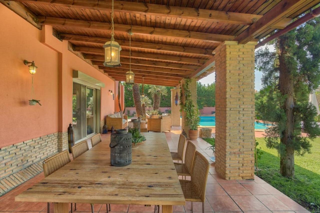 Villa Casa Del Sol With Private Pool Szúnio Kültér fotó